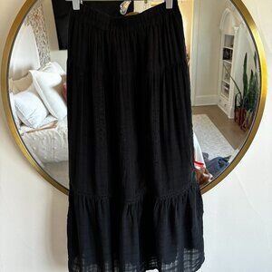 Gentle Fawn Black Tiered Skirt